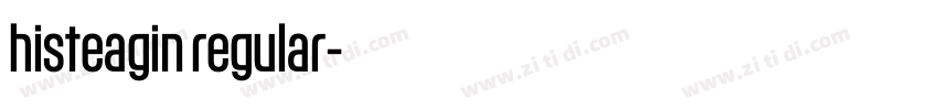 histeagin regular字体转换 histeagin regular字体转换